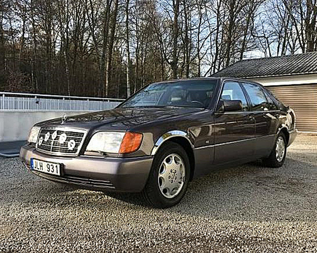 Mercedes Benz 600 SEL V12 stulen/ bedrägeri Hjärsås, Knisslinge.