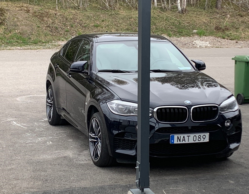 Svart BMW X6 M stulen i Sundsvall
