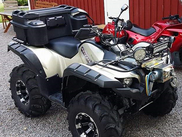 Fyrhjuling Yamaha YFM 700 EPS stulen i Järlåsa, nordväst om Uppsala