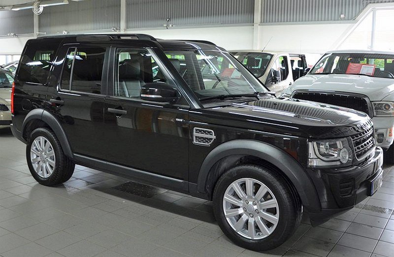 Svart Land Rover Discovery 4 stulen på Lidingö